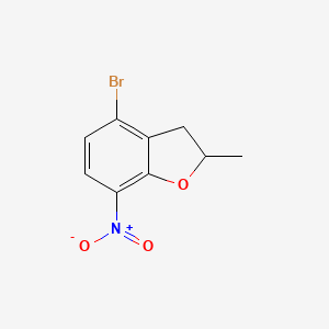 4-Bromo-2-methyl-7-nitro-2,3-dihydrobenzofuran