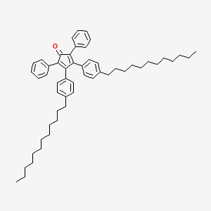 3,4-Bis(4-dodecylphenyl)-2,5-diphenylcyclopenta-2,4-dien-1-one