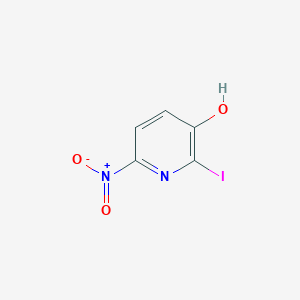 molecular formula C5H3IN2O3 B12845023 2-Iodo-6-nitropyridin-3-ol 