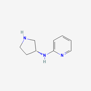 molecular formula C9H13N3 B12845036 (R)-N-(pyrrolidin-3-yl)pyridin-2-amine 