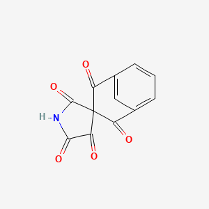 molecular formula C12H5NO5 B12845069 Spiro[bicyclo[3.3.1]nona-1(9),5,7-triene-3,4'-pyrrolidine]-2,2',3',4,5'-pentone 