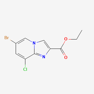 Ethyl 6-bromo-8-chloroimidazo[1,2-a]pyridine-2-carboxylate