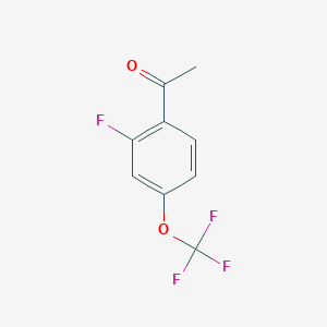 1-(2-Fluoro-4-(trifluoromethoxy)phenyl)ethanone