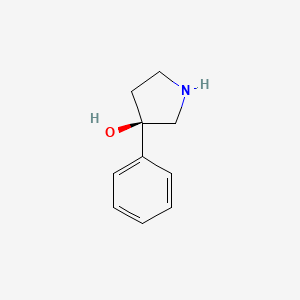 molecular formula C10H13NO B12845164 (R)-3-phenylpyrrolidin-3-ol 