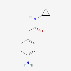 2-(4-Aminophenyl)-N-cyclopropylacetamide
