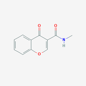 molecular formula C11H9NO3 B12845236 N-Methyl-4-oxo-4H-chromene-3-carboxamide 