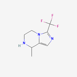 8-Methyl-3-(trifluoromethyl)-5,6,7,8-tetrahydroimidazo[1,5-a]pyrazine