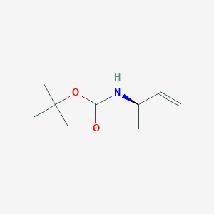 molecular formula C9H17NO2 B12845279 (R)-Tert-butyl but-3-EN-2-ylcarbamate 