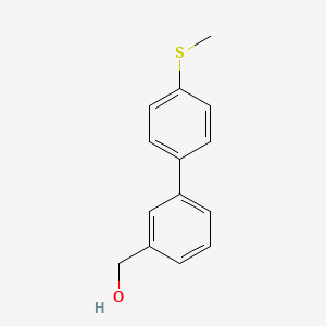 [4'-(Methylsulfanyl)[1,1'-biphenyl]-3-yl]methanol