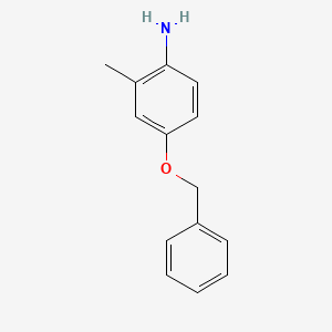 B1284532 4-(Benzyloxy)-2-methylaniline CAS No. 4792-60-3