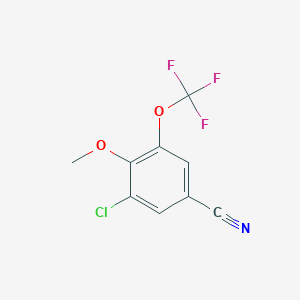 Benzonitrile,3-choro-4-methoxy-5-(trifluoromethoxy)