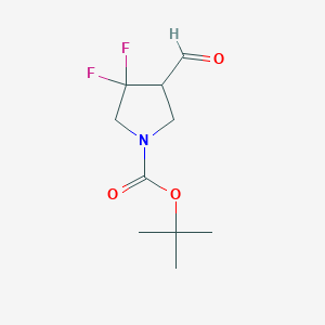 Tert-butyl 3,3-difluoro-4-formyl-pyrrolidine-1-carboxylate