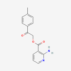 2-Oxo-2-(p-tolyl)ethyl 2-aminonicotinate