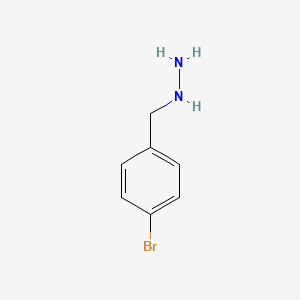 molecular formula C7H9BrN2 B1284536 4-Bromobenzylhydrazine CAS No. 45811-94-7