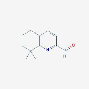 8,8-Dimethyl-5,6,7,8-tetrahydroquinoline-2-carbaldehyde