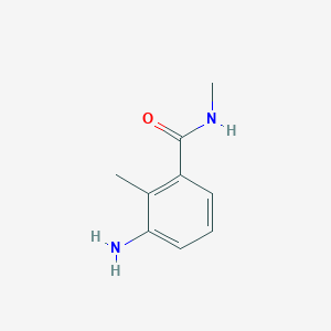 molecular formula C9H12N2O B1284538 3-氨基-N,2-二甲基苯甲酰胺 CAS No. 926254-13-9