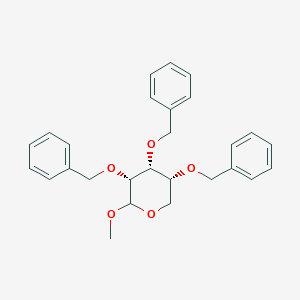 (3R,4R,5R)-2-methoxy-3,4,5-tris(phenylmethoxy)oxane