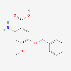 2-Amino-5-(benzyloxy)-4-methoxybenzoic acid