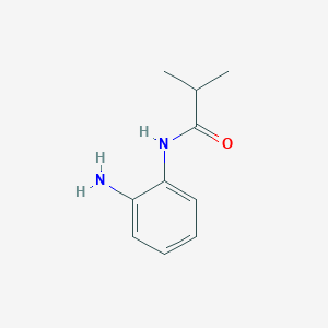 molecular formula C10H14N2O B1284539 N-(2-Aminophenyl)-2-methylpropanamide CAS No. 255735-87-6