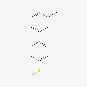 3-Methyl-4'-(methylsulfanyl)-1,1'-biphenyl