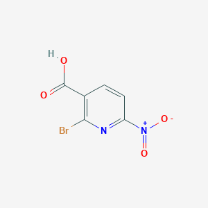 molecular formula C6H3BrN2O4 B12845463 2-Bromo-6-nitronicotinic acid 