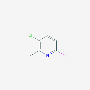 3-Chloro-6-iodo-2-methylpyridine