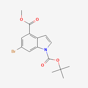 1-(tert-butyl) 4-methyl 6-bromo-1H-indole-1,4-dicarboxylate