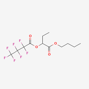 (1-Butoxy-1-oxobutan-2-yl) 2,2,3,3,4,4,4-heptafluorobutanoate