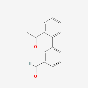 2'-Acetyl[1,1'-biphenyl]-3-carbaldehyde