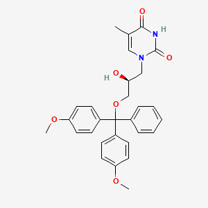 (S)-1-(3-(Bis(4-methoxyphenyl)(phenyl)methoxy)-2-hydroxypropyl)-5-methylpyrimidine-2,4(1H,3H)-dione