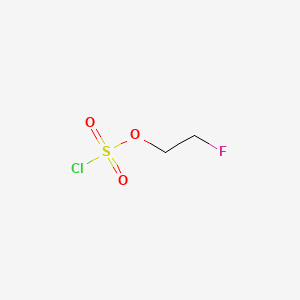 molecular formula C2H4ClFO3S B12845607 Chlorosulfuric acid, (2-fluoroethyl) ester CAS No. 371-94-8