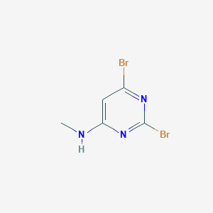 2,6-dibromo-N-methylpyrimidin-4-amine