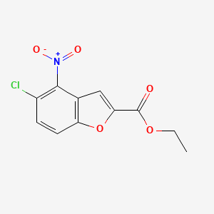 Ethyl 5-chloro-4-nitro-1-benzofuran-2-carboxylate