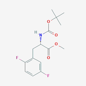 Methyl (S)-2-((tert-butoxycarbonyl)amino)-3-(2,5-difluorophenyl)propanoate