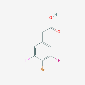 4-Bromo-3-fluoro-5-iodophenylacetic acid