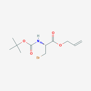 prop-2-enyl (2R)-3-bromo-2-[(2-methylpropan-2-yl)oxycarbonylamino]propanoate