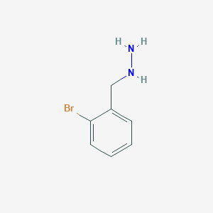 molecular formula C7H9BrN2 B1284565 (2-Bromobenzyl)hydrazine CAS No. 51421-27-3