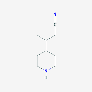 3-(Piperidin-4-yl)butanenitrile