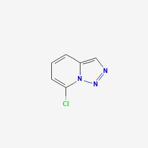 molecular formula C6H4ClN3 B12845685 7-Chloro-[1,2,3]triazolo[1,5-a]pyridine 