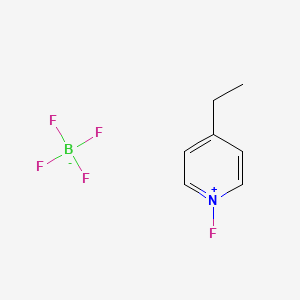 molecular formula C7H9BF5N B12845703 4-Ethyl-N-fluoropyridinium tetrafluoroborate 