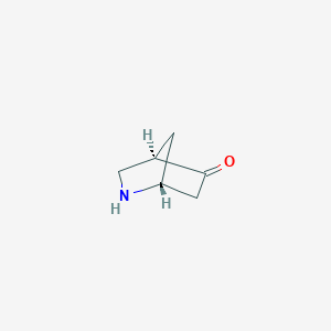 molecular formula C6H9NO B12845726 rel-(1R,4R)-2-Azabicyclo[2.2.1]heptan-5-one CAS No. 1228748-72-8