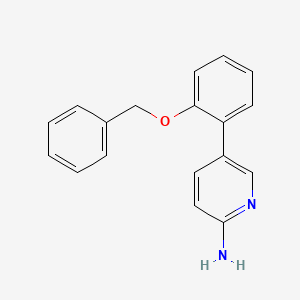 5-[2-(Benzyloxy)phenyl]-2-pyridinamine