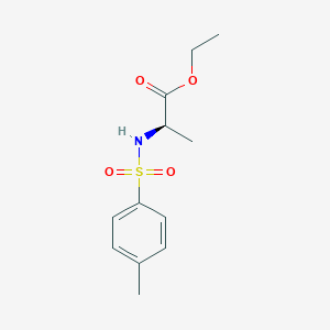 molecular formula C12H17NO4S B12845763 Ethyl tosyl-D-alaninate 