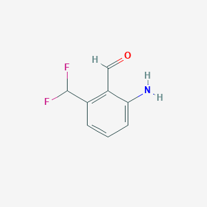 2-Amino-6-(difluoromethyl)benzaldehyde