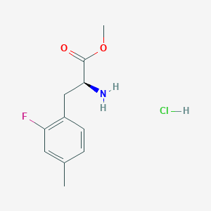 Methyl (S)-2-amino-3-(2-fluoro-4-methylphenyl)propanoate hydrochloride