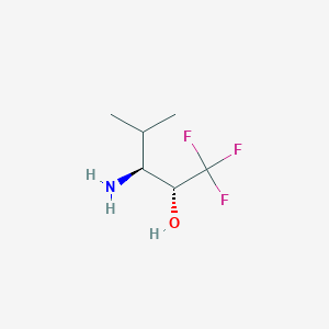 rel-(2R,3S)-3-Amino-1,1,1-trifluoro-4-methylpentan-2-ol