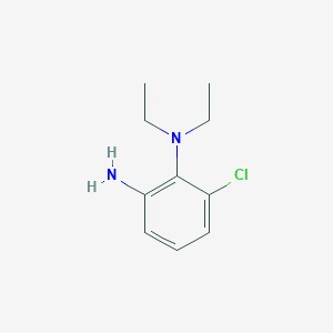 molecular formula C10H15ClN2 B1284586 (2-氨基-6-氯苯基)二乙胺 CAS No. 926232-19-1