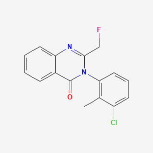 4(3H)-Quinazolinone, 3-(3-chloro-o-tolyl)-2-fluoromethyl-