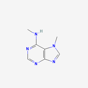 molecular formula C7H9N5 B12845920 n,7-Dimethyl-7h-purin-6-amine CAS No. 5444-25-7