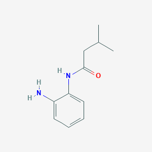 molecular formula C11H16N2O B1284595 N-(2-aminofenil)-3-metilbutanamida CAS No. 52905-00-7